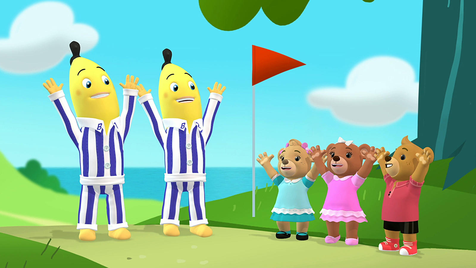 Bananas in Pyjamas Animation Series